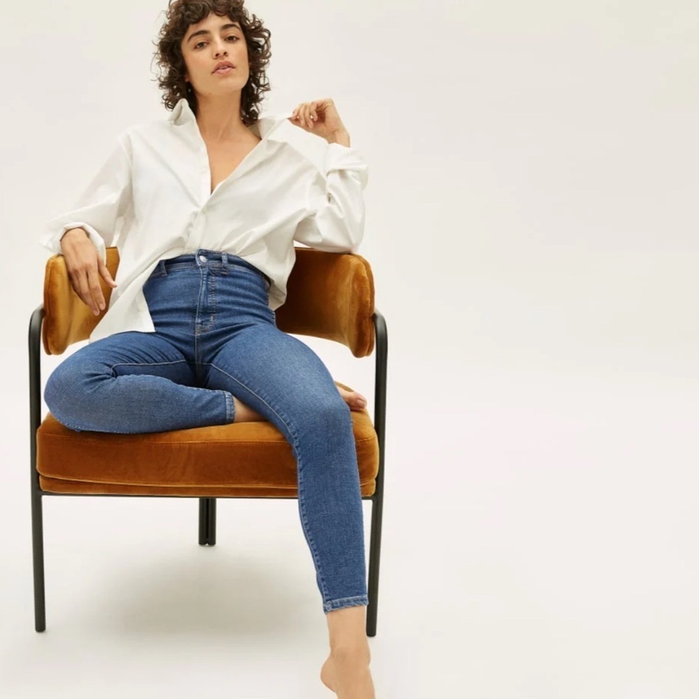 EVERLANE THE WAY-HIGH® CLEAN FRONT SKINNY JEAN